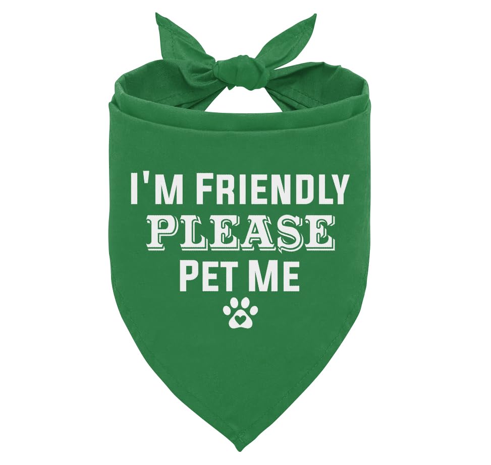 Please Pet Me Dog Bandana