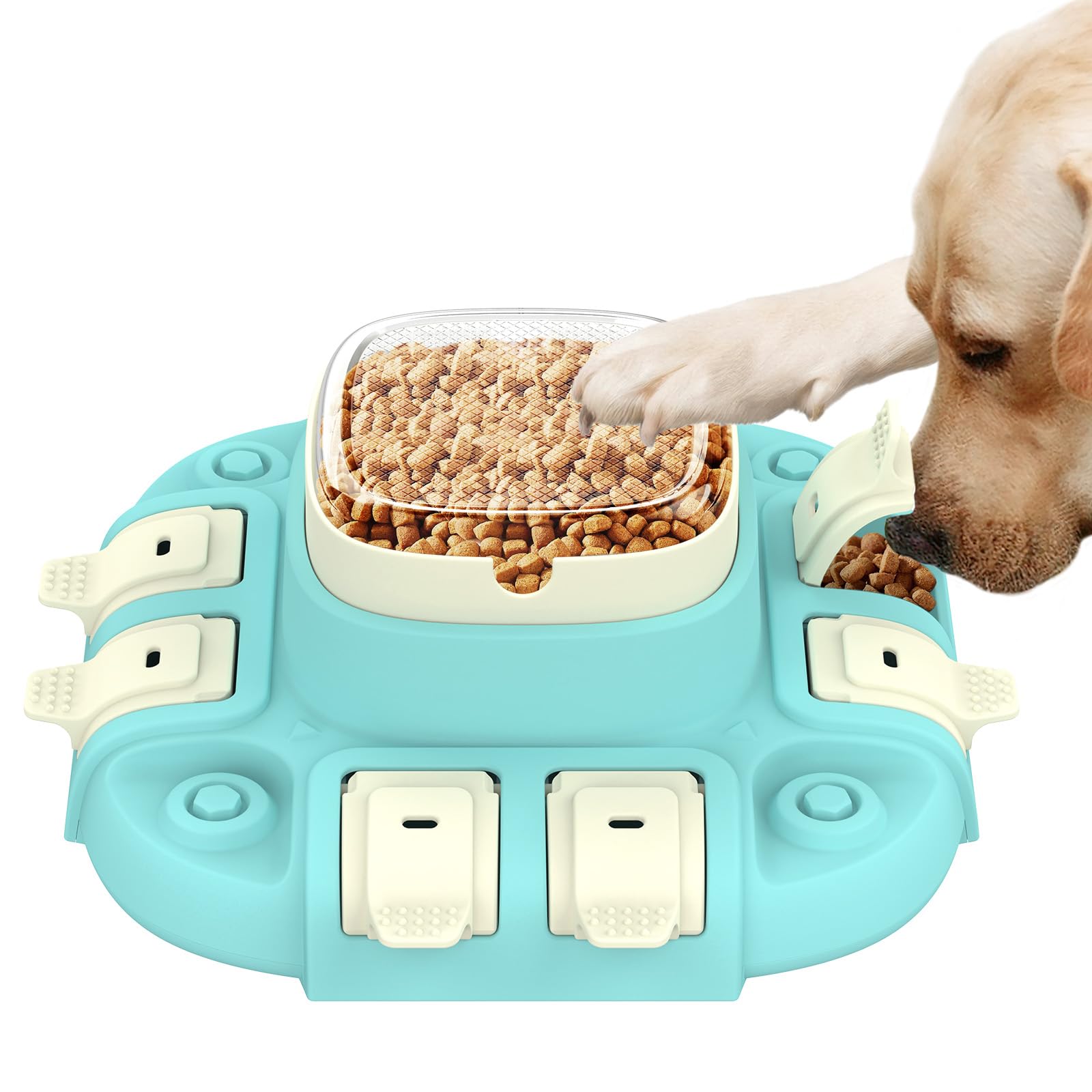 2-Level Dog Puzzle Feeder