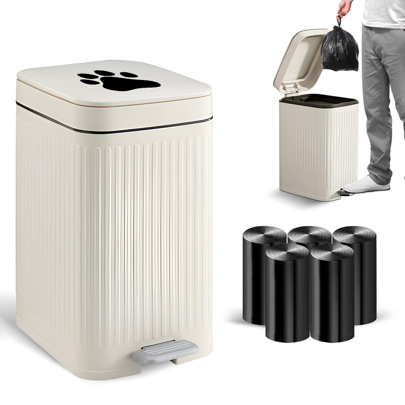 Outdoor Dog Waste Bin