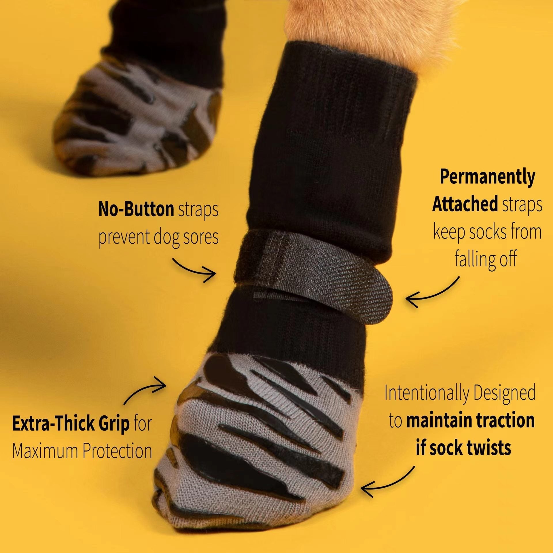 Non-Slip Dog Sock Shoes