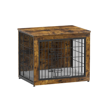Wooden Dog Crate Table